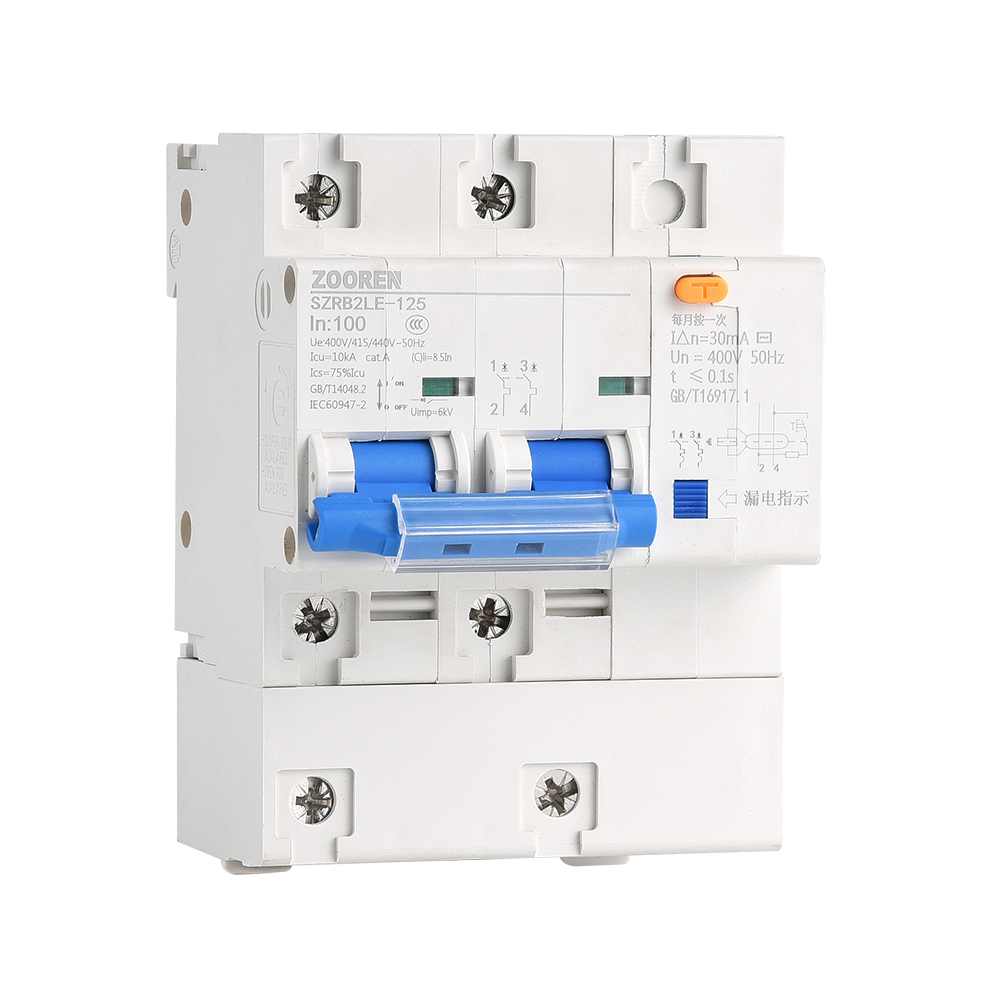 SZRB2LE-125系列剩余電流動(dòng)作斷路器